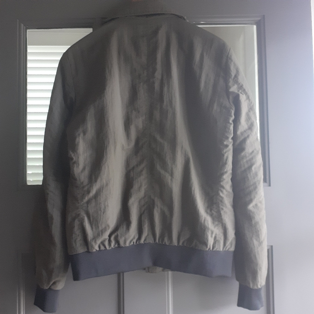 Zara Man Basic Jacket Coat Size S Asymmetrical Br… - image 3
